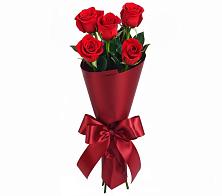 Букет 5 Красных роз Эдлесс Лав в Новоильинске