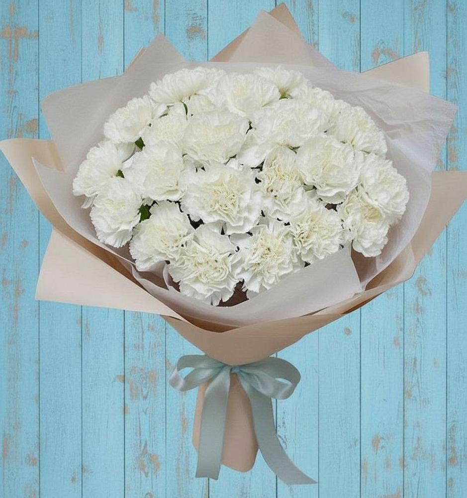 Букет цветов из: Гвоздики в Новоильинске