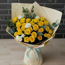 Букет цветов из:  Розы #REPLACE_PRED# Новоильинске