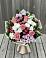 Букет цветов из: Альстромерии, Гвоздики, Розы и Хризантемы в Новоильинске
