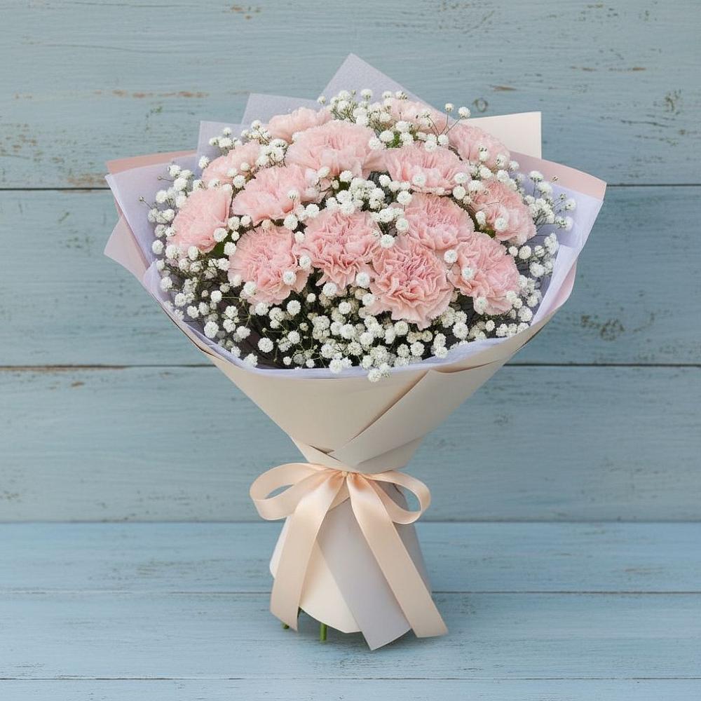 Букет цветов из: Гвоздики в Новоильинске