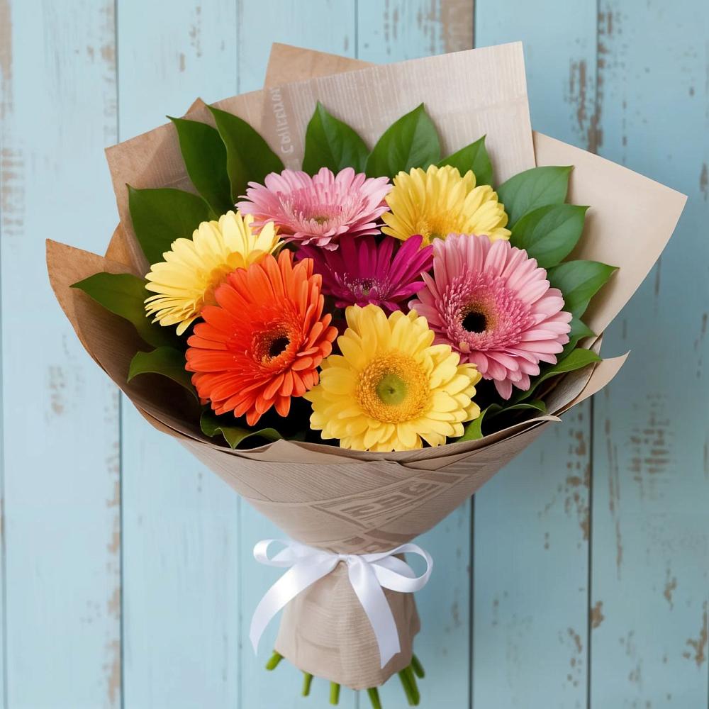 Букет цветов из: Герберы в Новоильинске