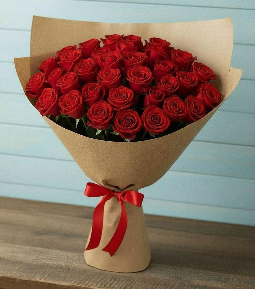 Букет Красные розы Милано в Новоильинске