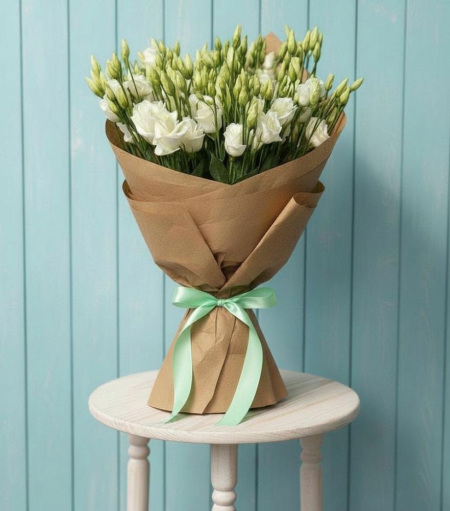 Букет цветов из: Лизиантусы в Новоильинске