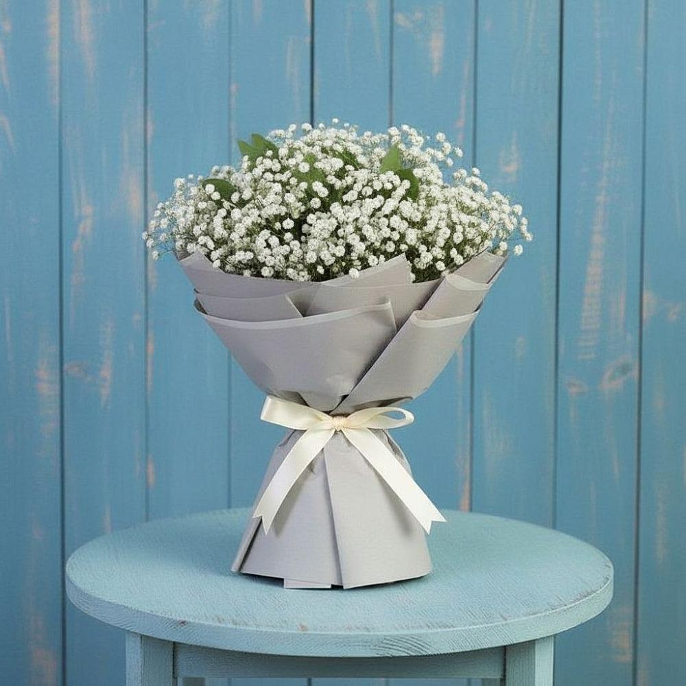 Букет цветов из: Гипсофила в Новоильинске