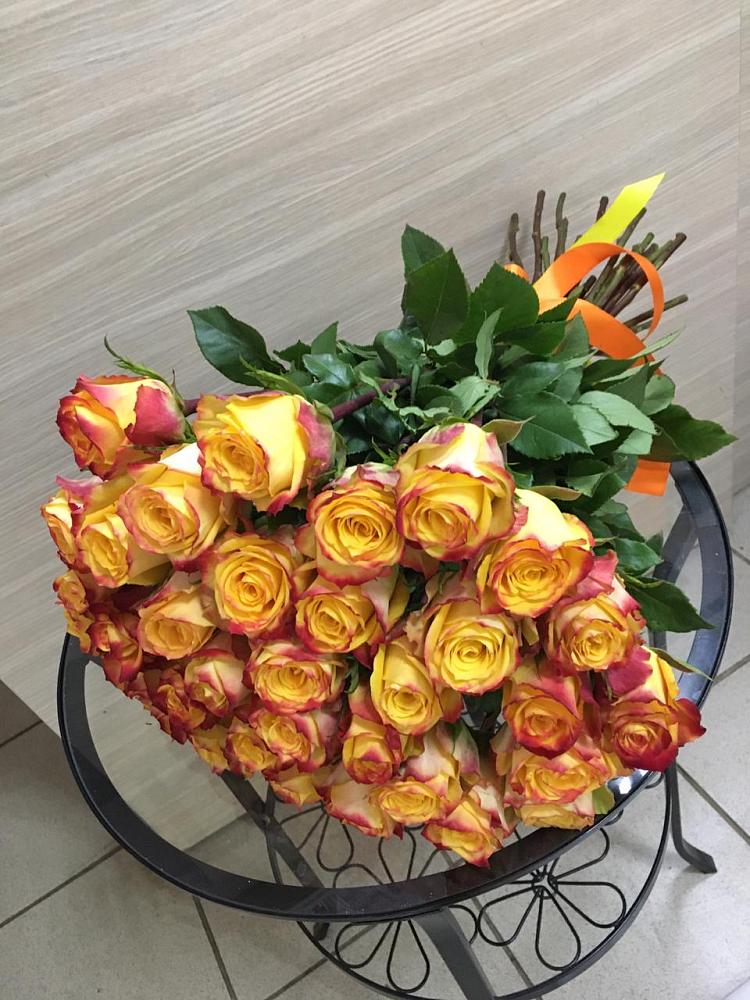 Букет Желтые розы в Новоильинске