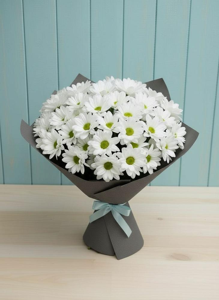 Букет цветов из: Хризантемы в Новоильинске