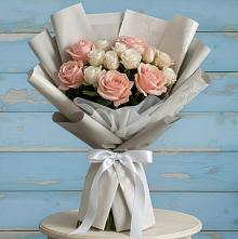 Букет цветов из:  Розы в Новоильинске