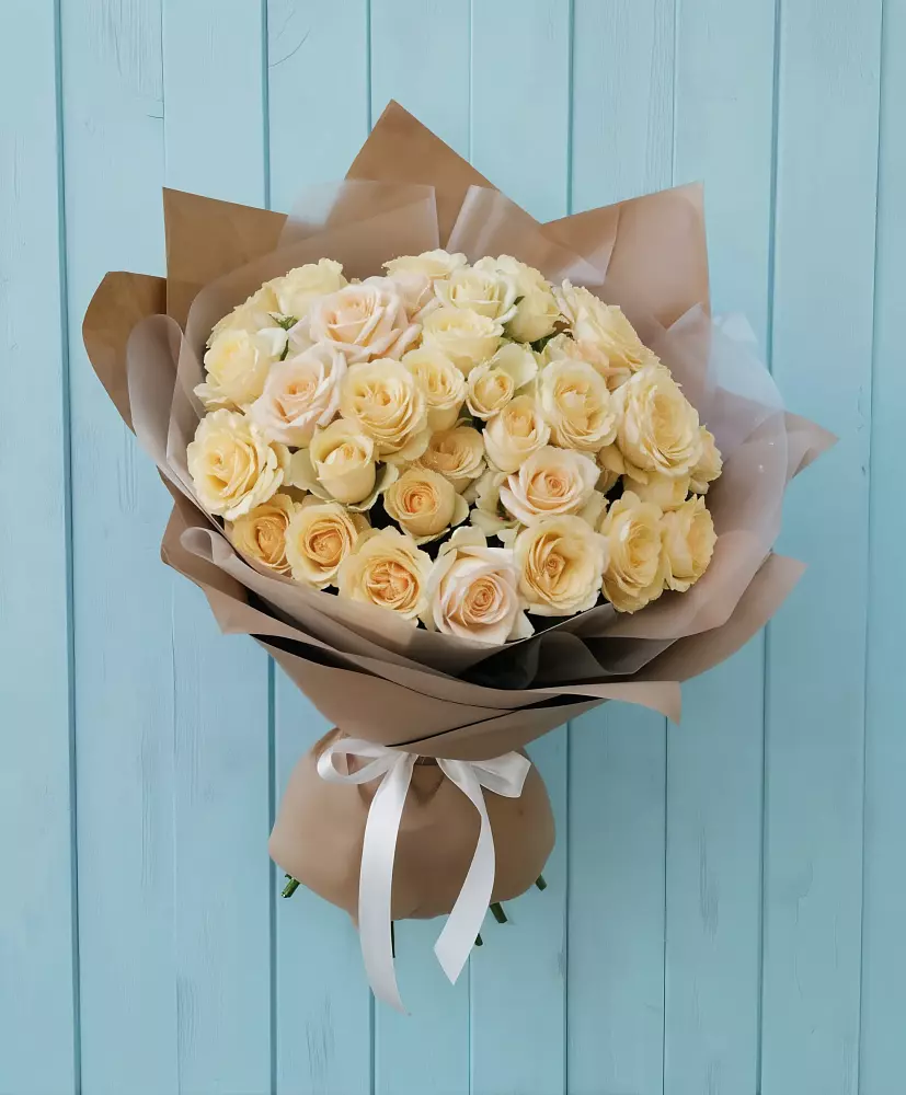 Букет Кремовое облако в Новоильинске